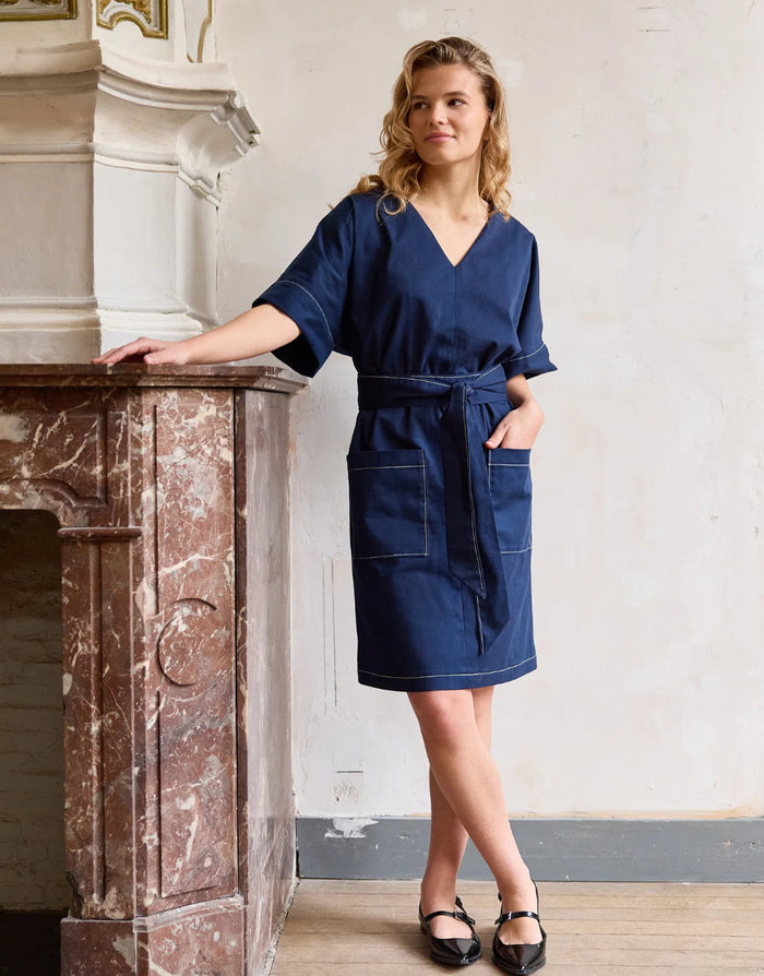 Martha Dress Paper Sewing Pattern, Atelier Jupe