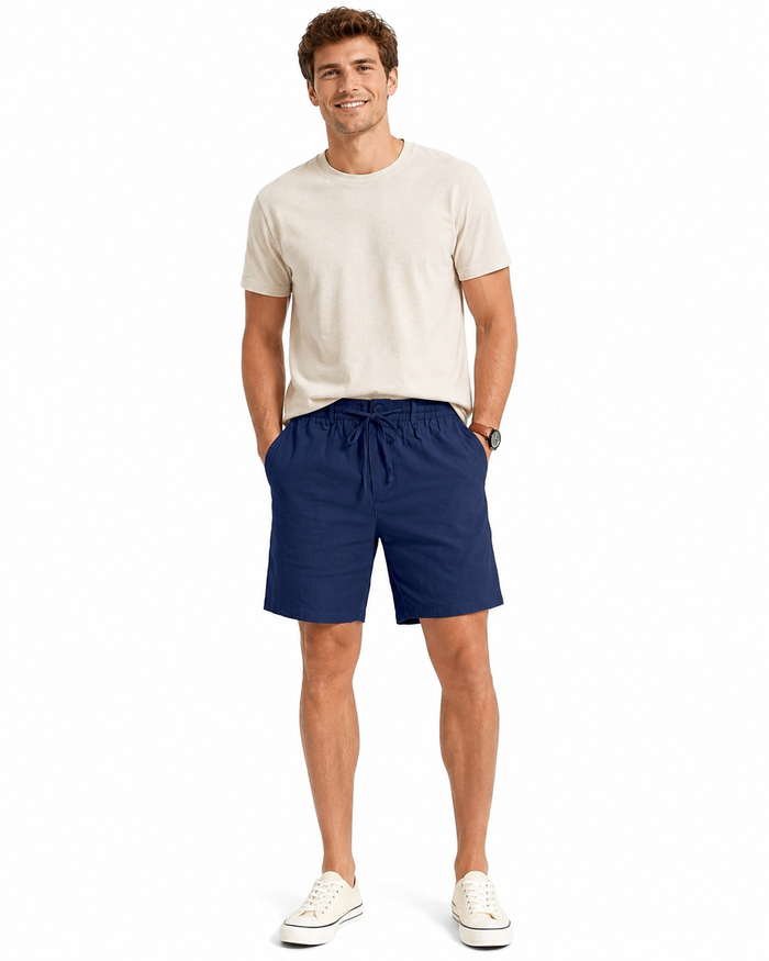Men's Athletic Shorts - Drawstring Solid Everyday Style