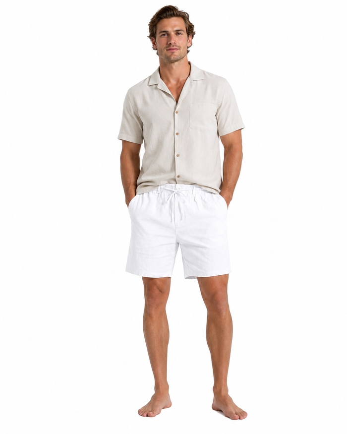 Men's Athletic Shorts - Drawstring Solid Everyday Style