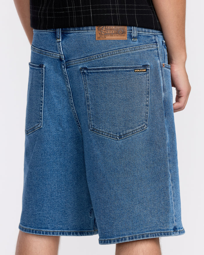 Mens Billow Denim Short 22"
