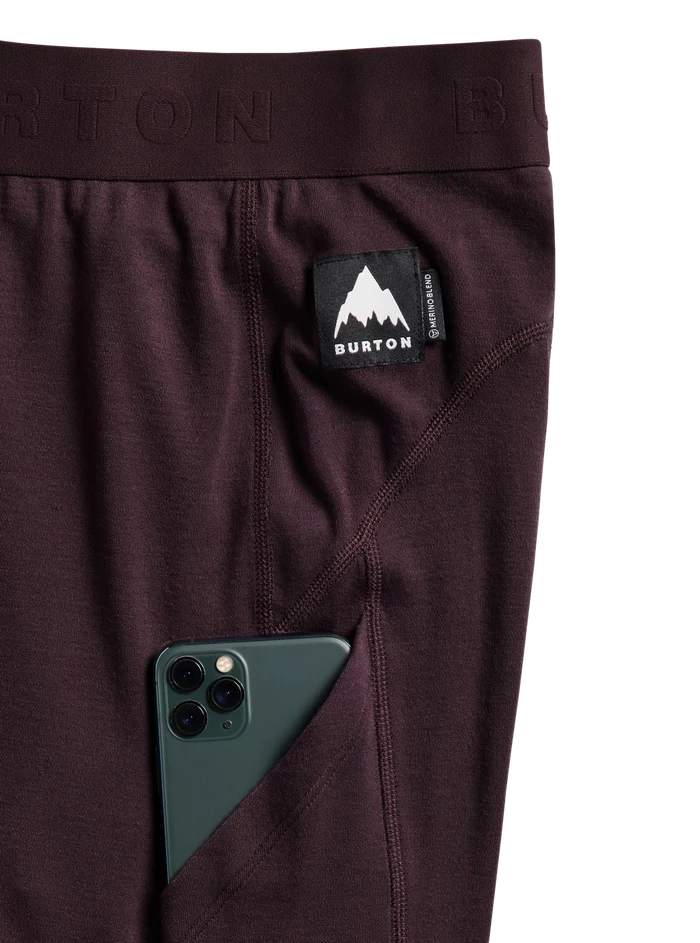 Product image of Men's Burton Merino Blend Midweight Base Layer Pants[Variant:Bear Hug Brown]