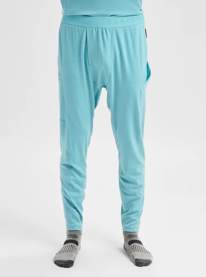 Product image of Men's Burton Merino Blend Midweight Base Layer Pants[Variant:Mineral Blue]