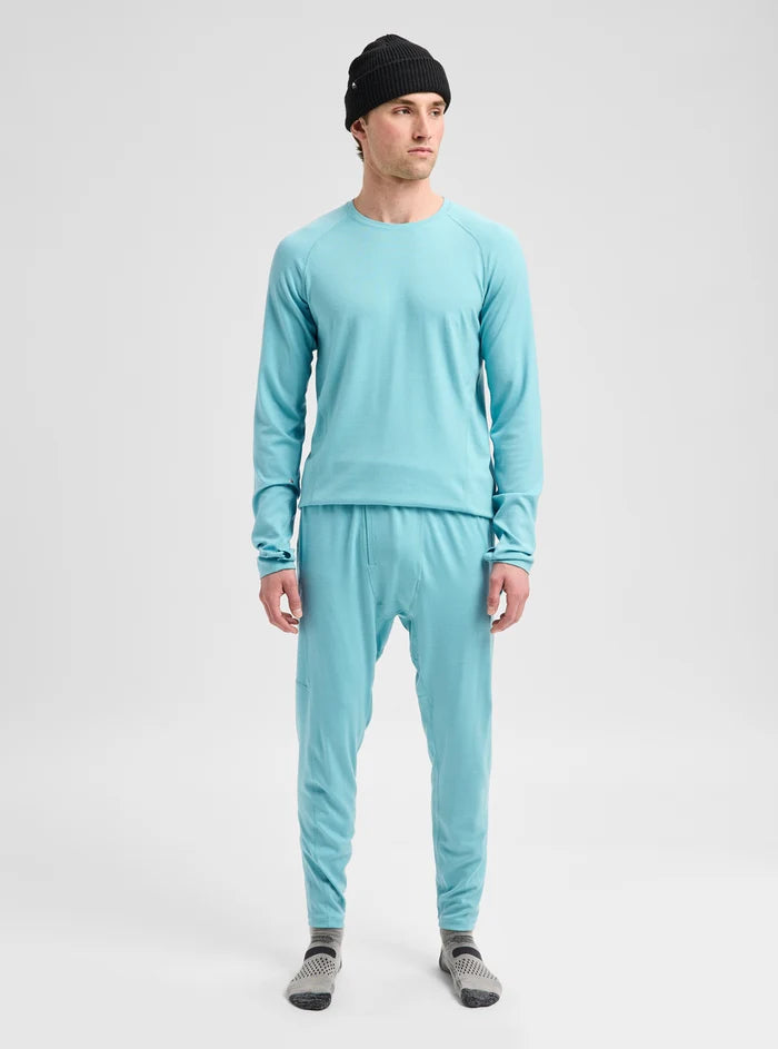 Product image of Men's Burton Merino Blend Midweight Base Layer Pants[Variant:Mineral Blue]