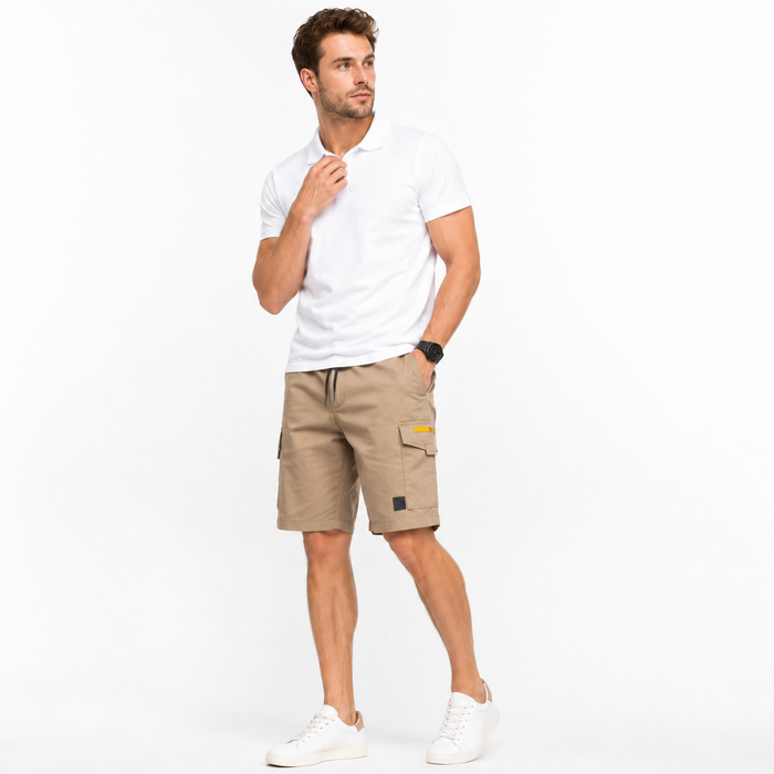 Men's utility shorts for vacation, city walks and casual styling