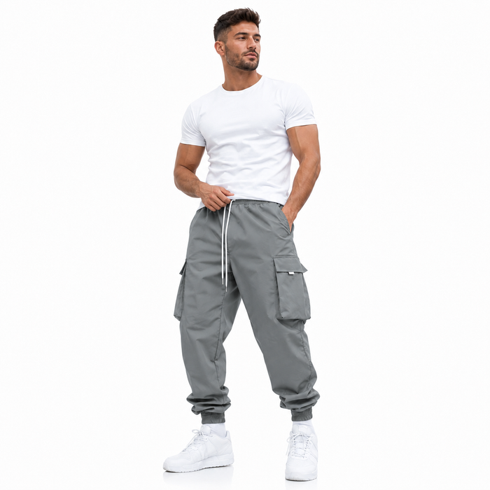 Men's Hip Hop Cargo Pants - Multi Pocket