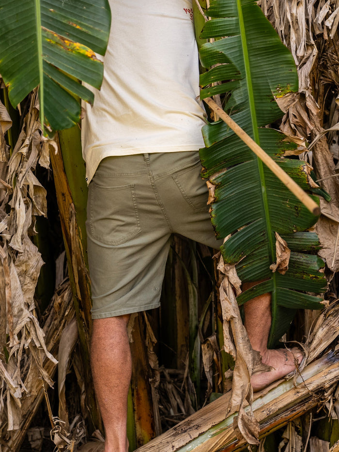 Mens Modown Canvas 5 Pocket Walk Shorts