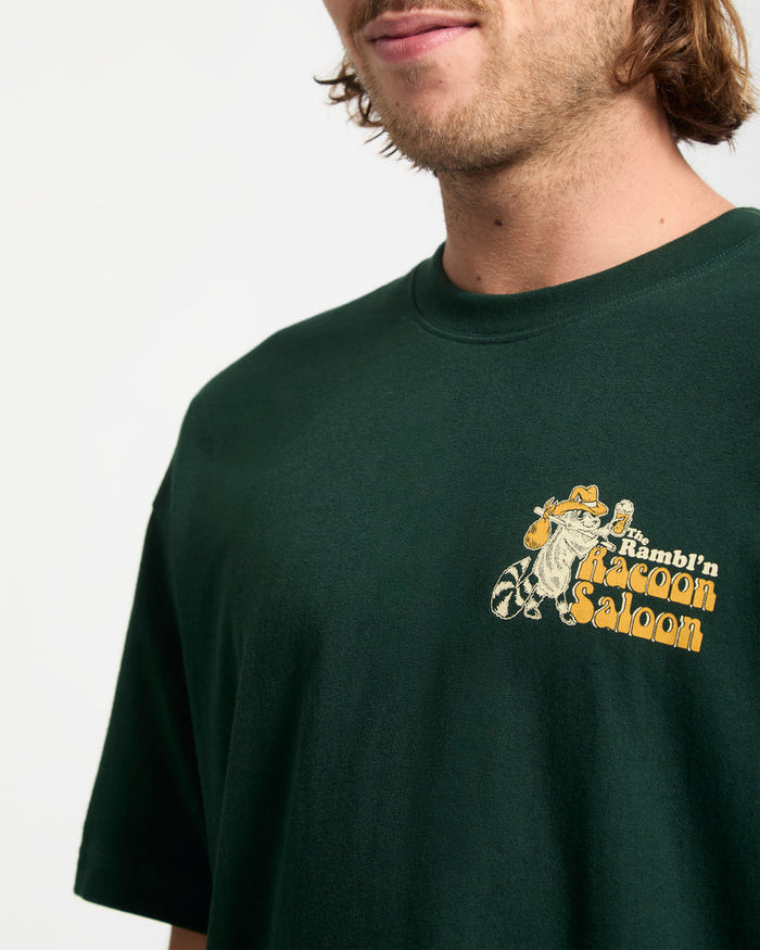 Mens Racoon Loose T-Shirt