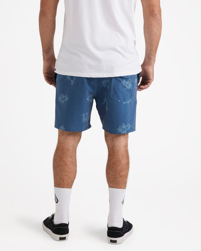 Mens Regal Trop Psych Cotton 17" Boardshorts