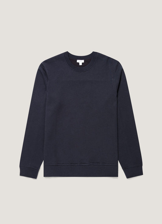 Men's Supima Loopback Sweatshirt in Midnight Navy