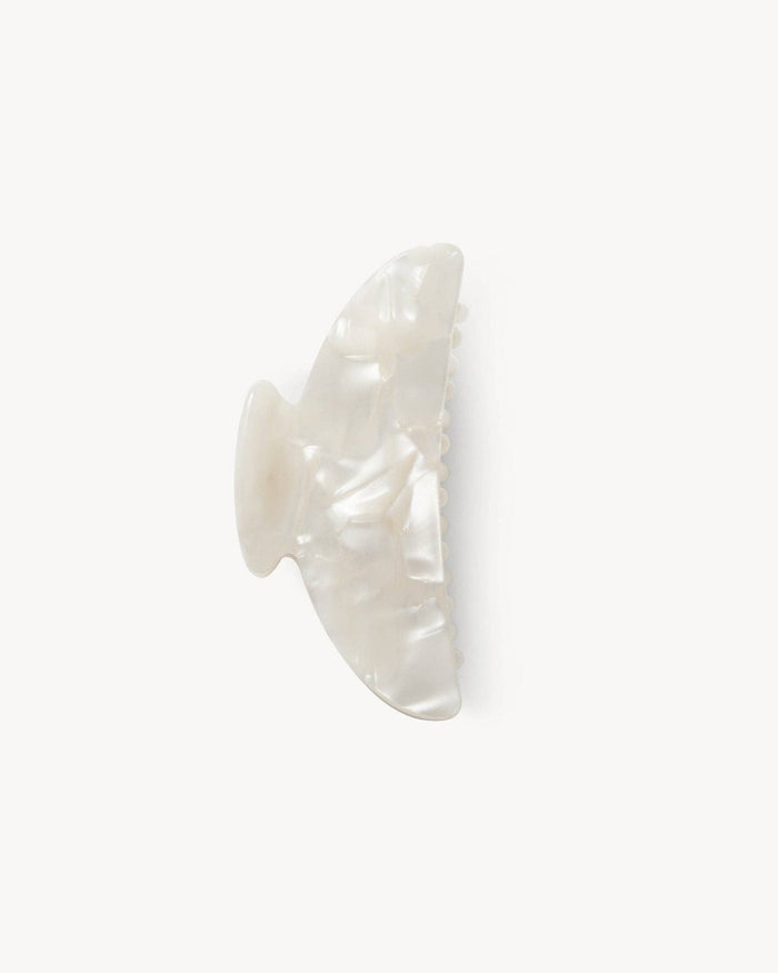 Midi Heirloom Claw - White Shell