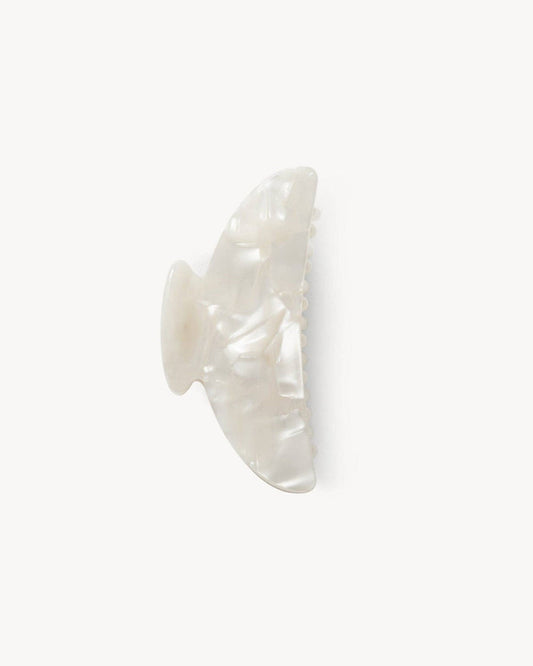 Midi Heirloom Claw - White Shell