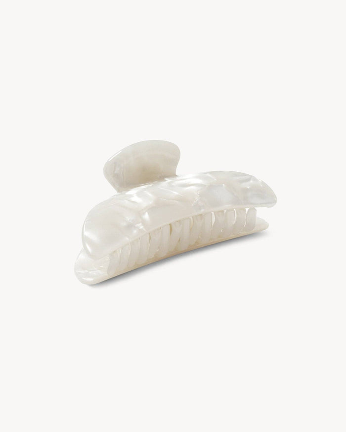 Midi Heirloom Claw - White Shell