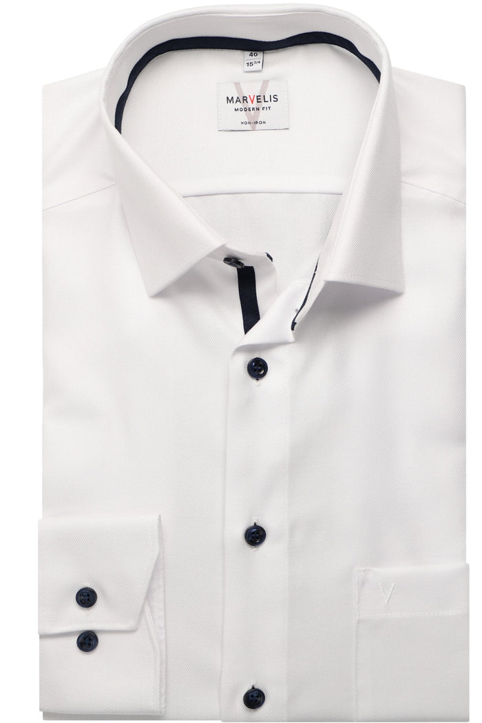 Modern Fit shirt in white