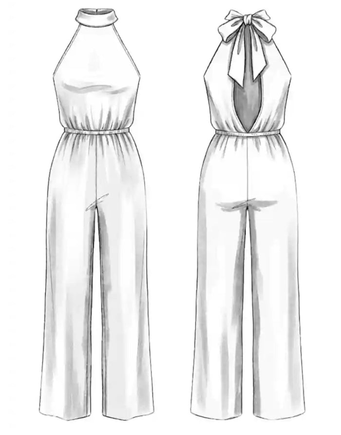 Monica 3 in 1 Jumpsuit/Trousers and Top Paper Sewing Pattern, Ciao Patterns