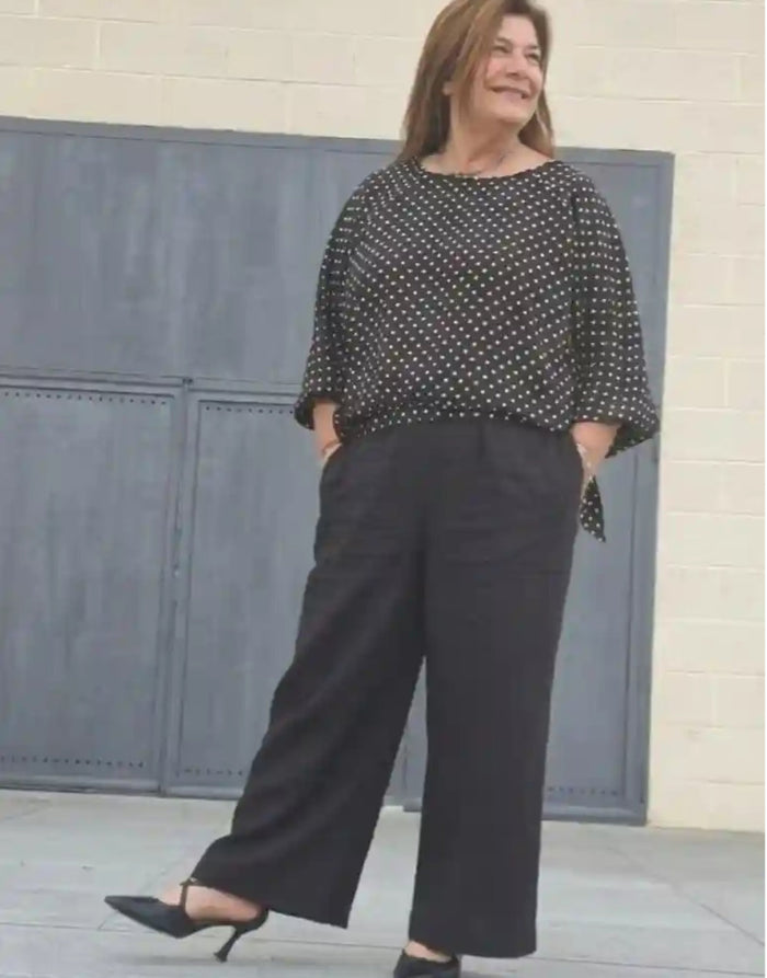 Monica 3 in 1 Jumpsuit/Trousers and Top Paper Sewing Pattern, Ciao Patterns