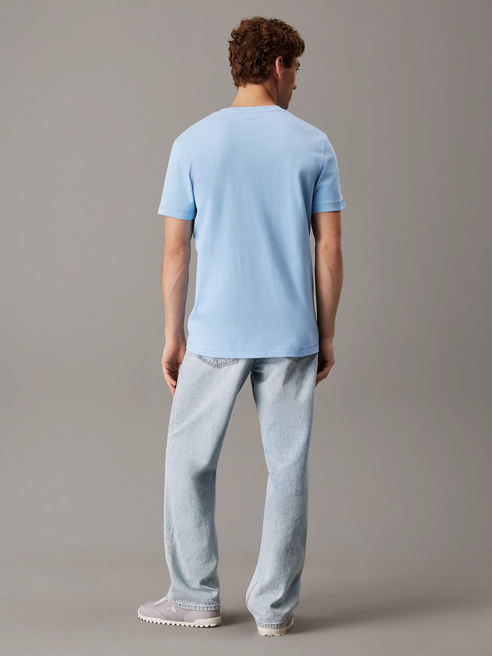 Monogram Tee in Blue Bell