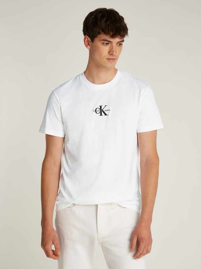 Monogram Tee in White