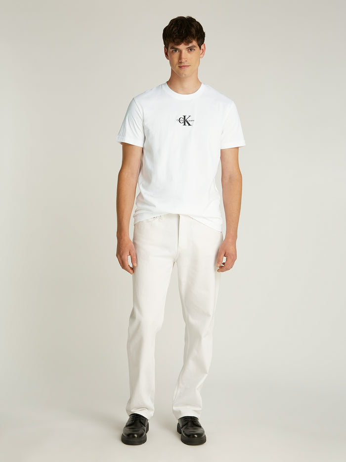 Monogram Tee in White