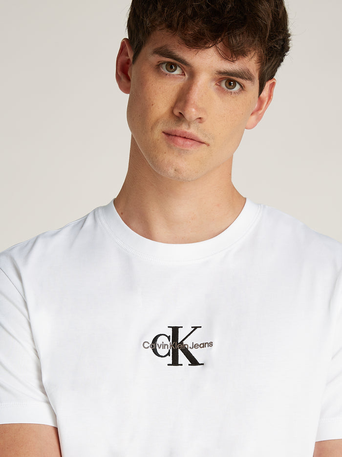 Monogram Tee in White