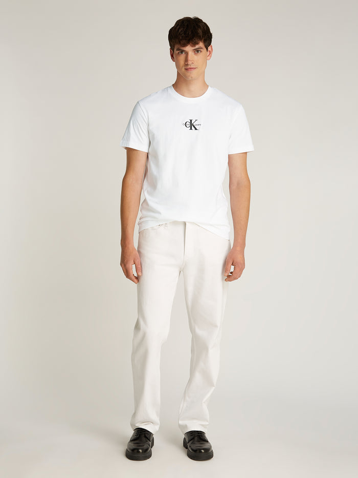 Monogram Tee in White