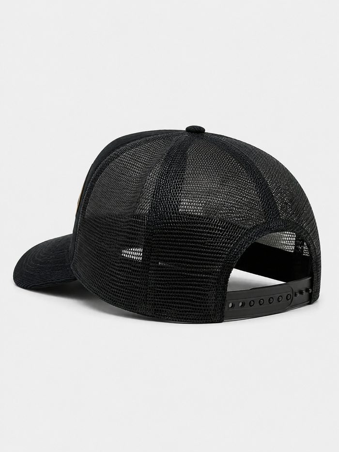 MUKA 'Rebirth' Corduroy Trucker Hat in Black