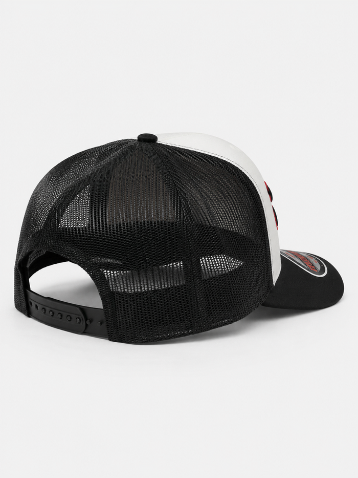 MUKA 'Saint DBD' Trucker Hat in White/Black