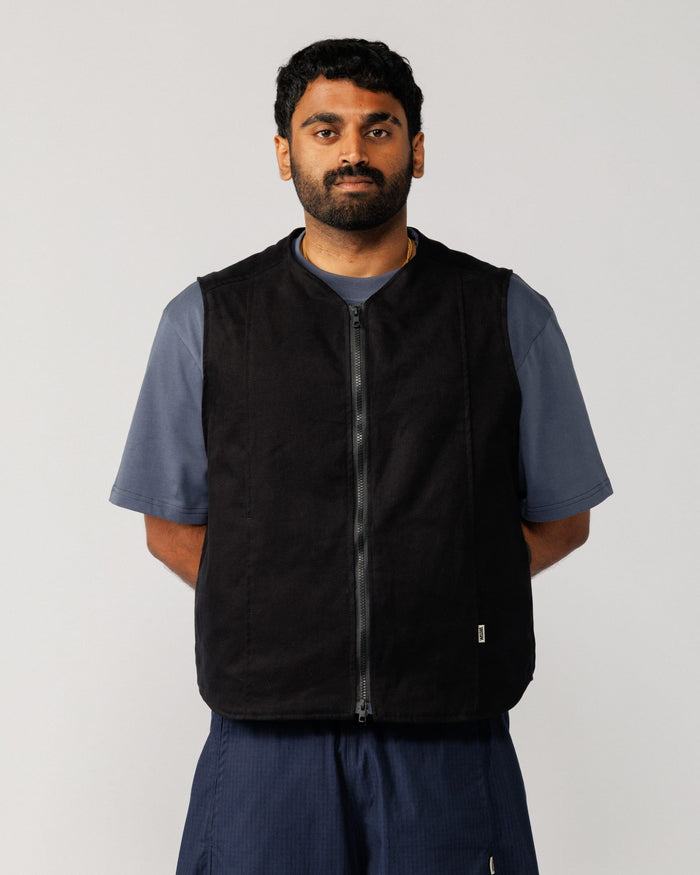 Multi-Pocket Mill Vest - Black