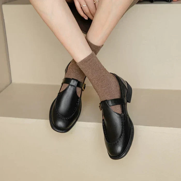 Nancy | Retro-Inspired Vegan Leather Shoes