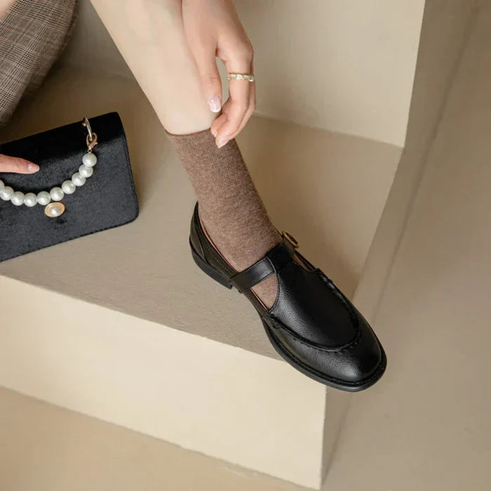 Nancy | Retro-Inspired Vegan Leather Shoes