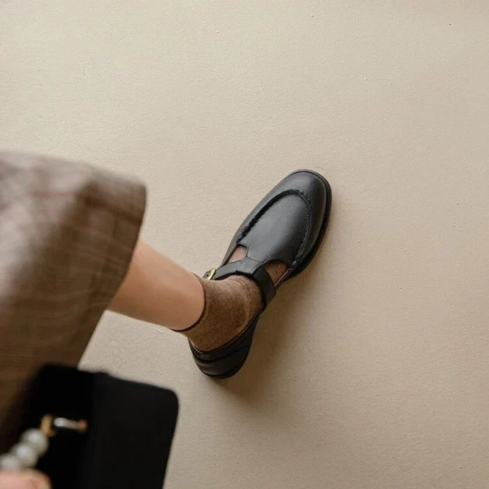 Nancy | Retro-Inspired Vegan Leather Shoes