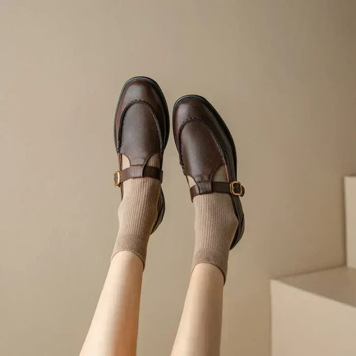 Nancy | Retro-Inspired Vegan Leather Shoes