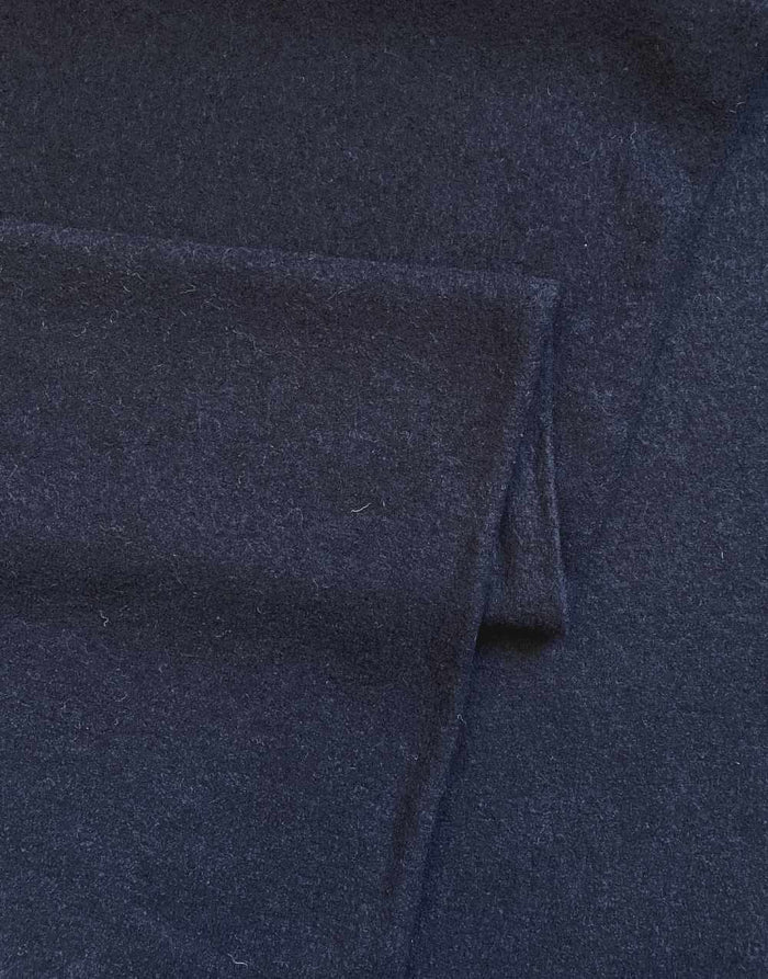 Not Specified Boiled Wool Navy 100% Boiled Wool Fabric 14091