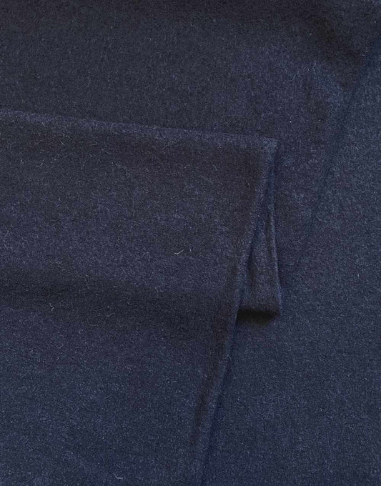 Not Specified Boiled Wool Navy 100% Boiled Wool Fabric 14091