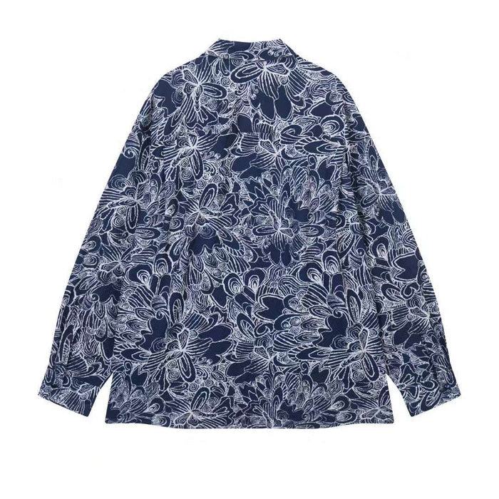 Navy Daisy Shirt by CRUX