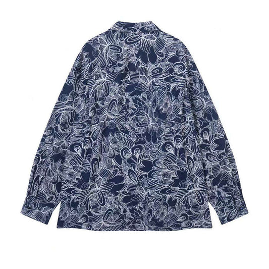 Navy Daisy Shirt by CRUX