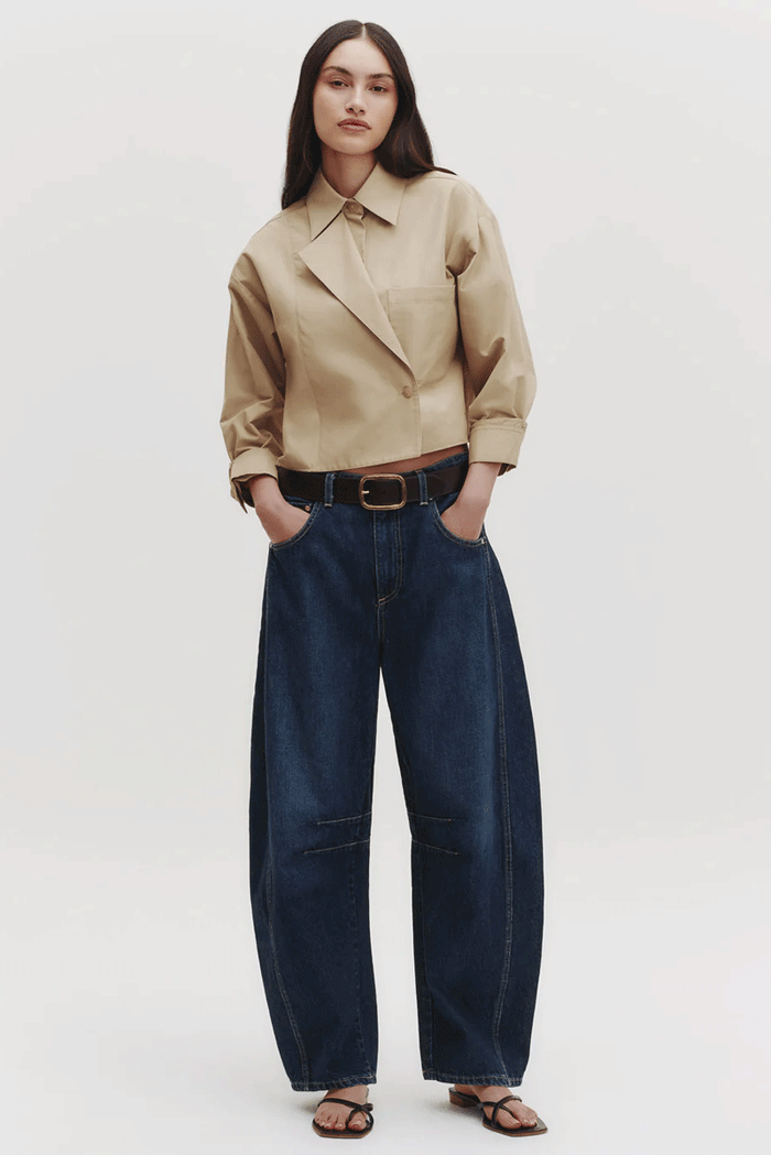 New Barrel Jean - Dark Wash
