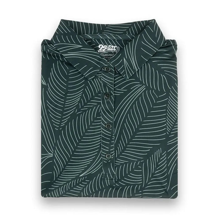 New Women's 2Putt Bermuda Leaf Sleeveless Golf Polo MSP$65