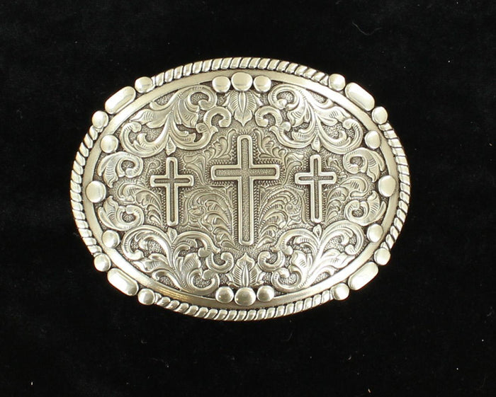 Nocona Triple Cross Belt Buckle