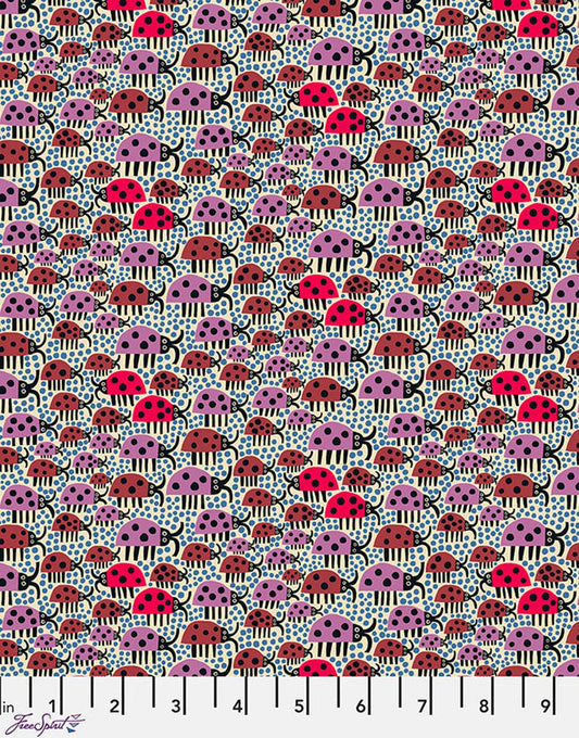 Old Street Cotton Fabric, The City of Dreams by Monika Forsberg