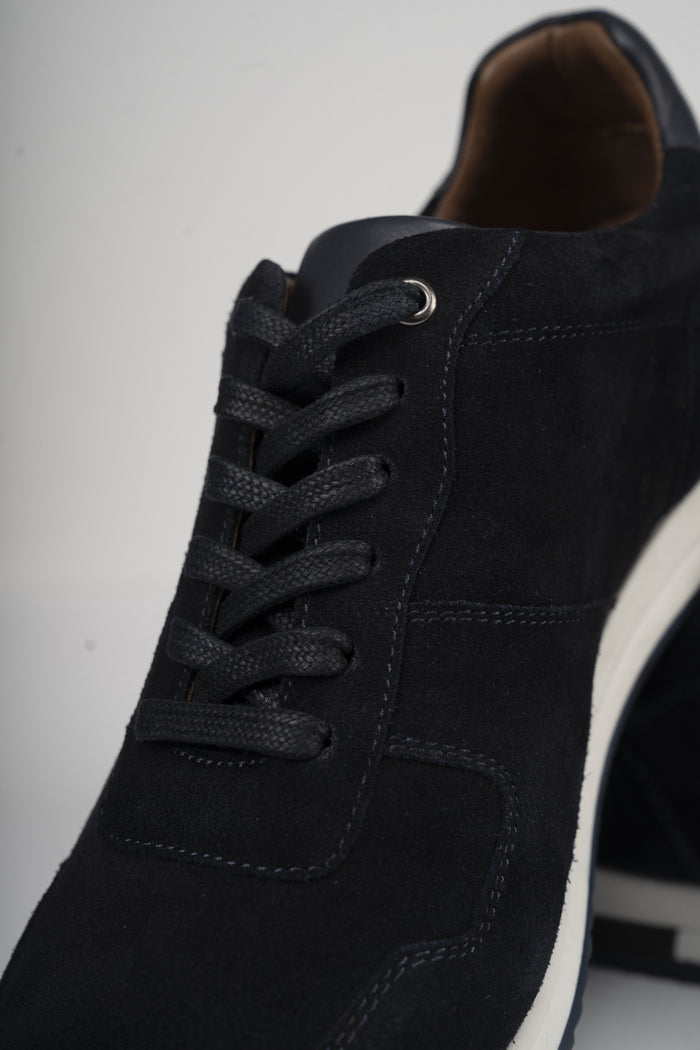 Oliver Suede Trainers in Navy