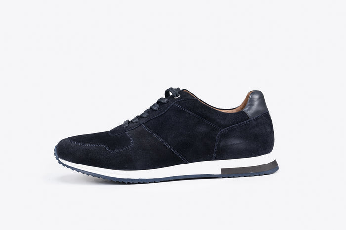 Oliver Suede Trainers in Navy