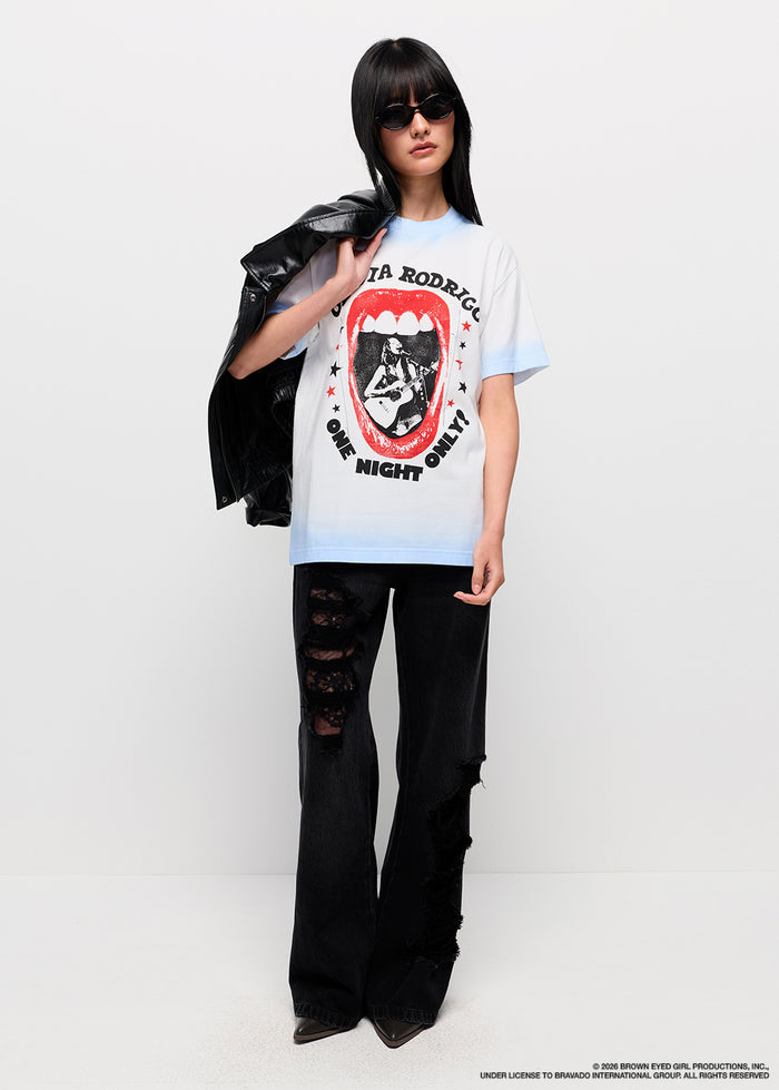 OLIVIA RODRIGO ONE NIGHT ONLY GRAPHIC BAND TEE