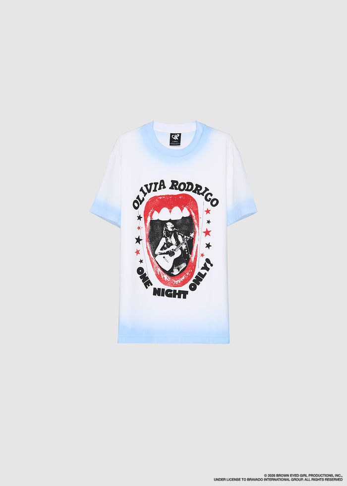 OLIVIA RODRIGO ONE NIGHT ONLY GRAPHIC BAND TEE