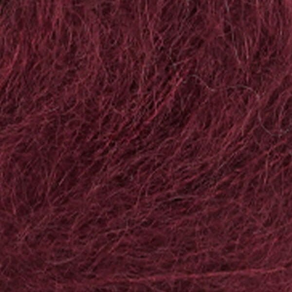 Önling No 10: Luxurious and exquisite silk mohair - Red wine (021)