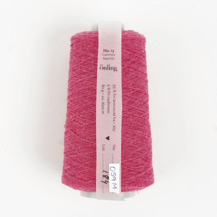 Önling No 13: Companion yarn cob-web weight - Fuchsia Pink Melange (059m)