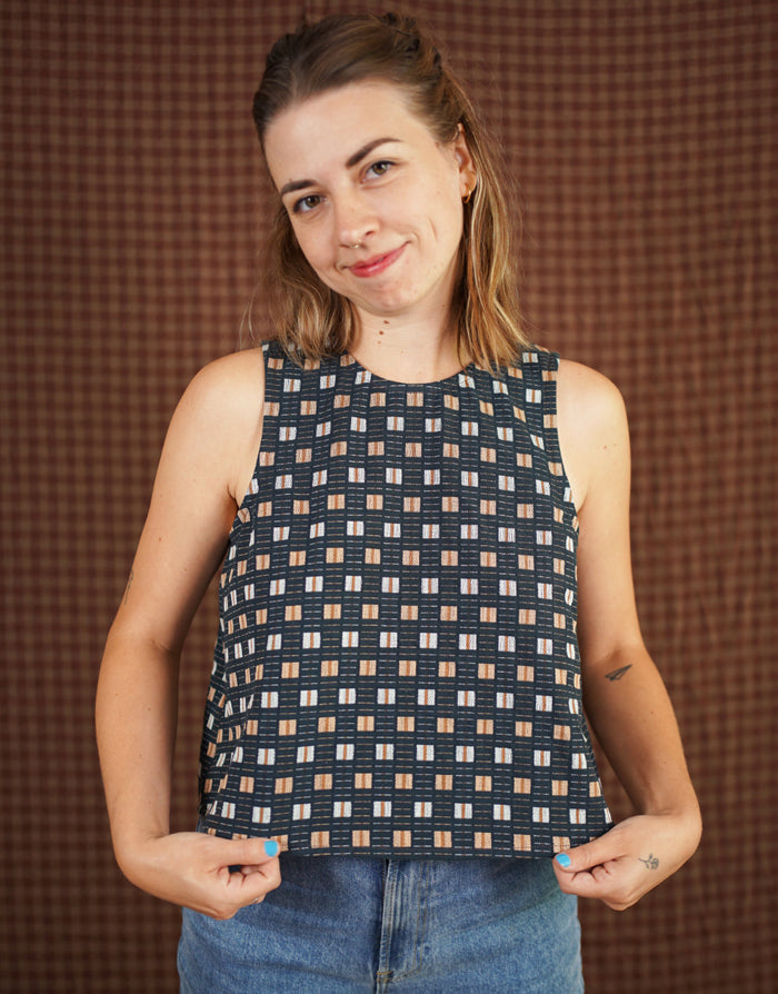 Open Back Smock Top PDF Immediate Download Sewing Pattern, Matchy Matchy Sewing Club