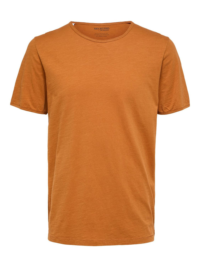 Orange Crew Neck T-Shirt