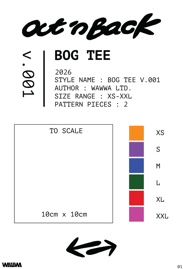 Outnback Bog Tee Sewing Pattern