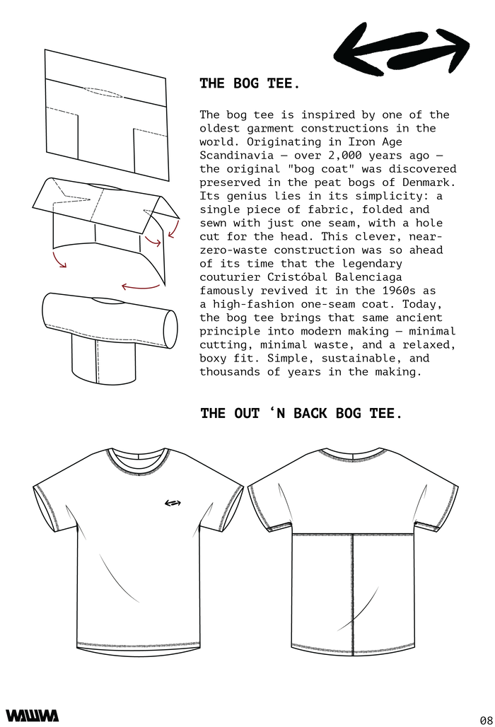 Outnback Bog Tee Sewing Pattern