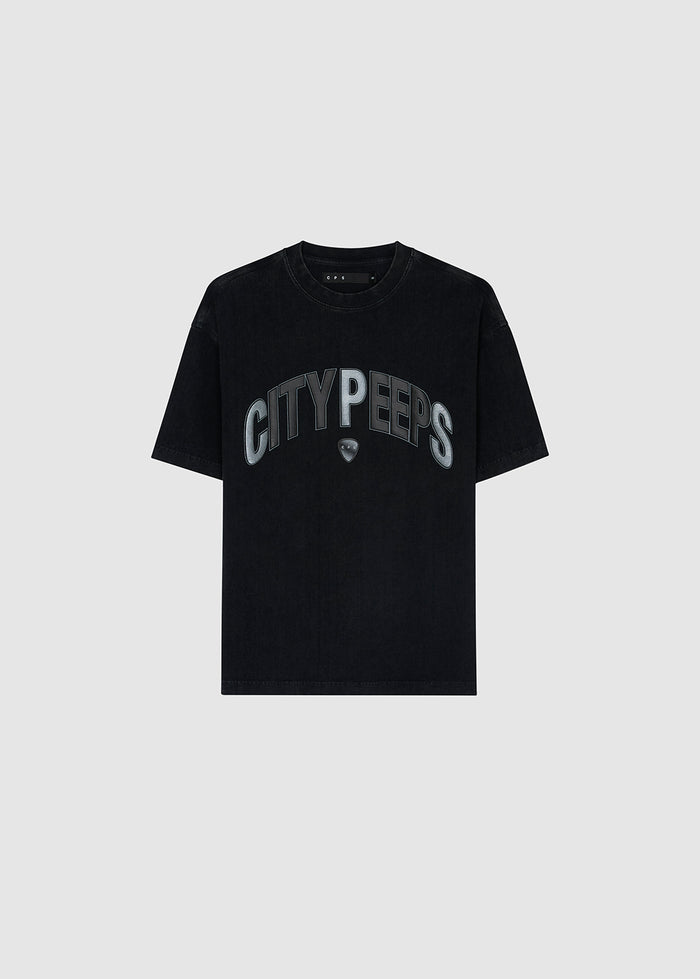 OVERSIZED CITY PEEPS GRAPHIC TEE